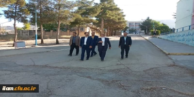 بازدید رییس سازمان مدیریت و برنامه ریزی استان ایلام از دانشگاه فرهنگیان استان ایلام