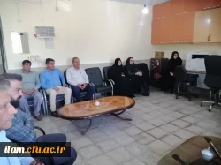 حضور هیئت رئیسه دانشگاه فرهنگیان استان ایلام در مجتمع امام علی (ع) 2