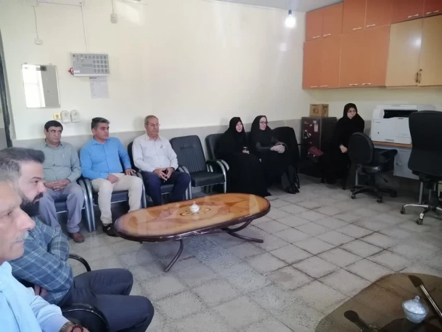 حضور هیئت رئیسه دانشگاه فرهنگیان استان ایلام در مجتمع امام علی (ع) 2