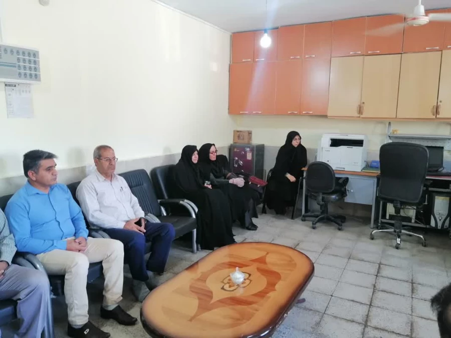 حضور هیئت رئیسه دانشگاه فرهنگیان استان ایلام در مجتمع امام علی (ع) 2