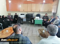 حضور هیئت رئیسه دانشگاه فرهنگیان استان ایلام در مجتمع امام علی (ع) 2