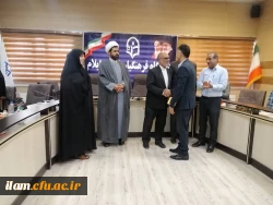برگزاری مراسم تکریم و تجلیل از خدمات شایسته دو تن از کارکنان دانشگاه فرهنگیان استان ایلام 7