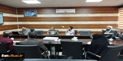 جلسه شورای نظارت و ارزیابی و توسعه منابع انسانی دانشگاه فرهنگیان ایلام