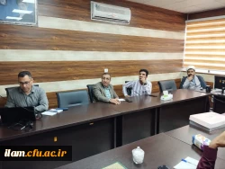 جلسه شورای نظارت و ارزیابی و توسعه منابع انسانی دانشگاه فرهنگیان ایلام 3