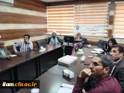 جلسه شورای نظارت و ارزیابی و توسعه منابع انسانی دانشگاه فرهنگیان ایلام 5