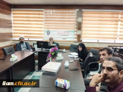 جلسه شورای نظارت و ارزیابی و توسعه منابع انسانی دانشگاه فرهنگیان ایلام 6
