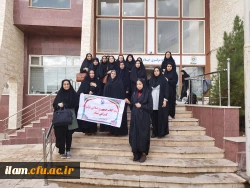 بازدید دانشجومعلمان پردیس امام جعفر صادق (ع) از کتابخانه عمومی شهر ایلام 2