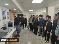 بازدید جمعی از دانشجویان پردیس شهید مدرس از پارک علم و فناوری استان ایلام 4