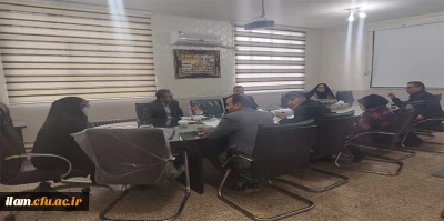 بازدید گروه نظارت و ارزیابی دانشگاه ایلام از بخش های مختلف پردیس امام جعفر صادق (ع)