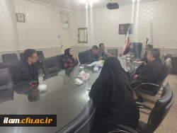 بازدید گروه نظارت و ارزیابی دانشگاه ایلام از بخش های مختلف پردیس امام جعفر صادق (ع) 2