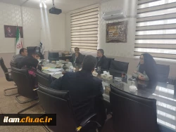 بازدید گروه نظارت و ارزیابی دانشگاه ایلام از بخش های مختلف پردیس امام جعفر صادق (ع) 2