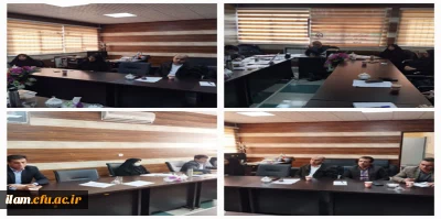 برگزاری جلسه شورای پژوهش مدیریت امور پردیس های دانشگاه فرهنگیان استان ایلام