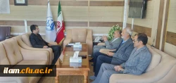 دیدار سرپرست مدیریت امور پردیس های دانشگاه فرهنگیان استان ایلام با رئیس سازمان مدیریت و برنامه ریزی استان 3