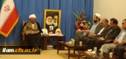 دیدار مسئولین، اساتید و کارکنان دانشگاه فرهنگیان استان ایلام با نماینده محترم و معزز ولی فقیه در استان و امام جمعه ایلام 3
