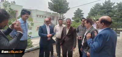 بازدید نماینده شورای اسلامی و معاونین شهرداری ایلام از دانشگاه فرهنگیان استان ایلام