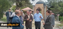 بازدید نماینده شورای اسلامی و معاونین شهرداری ایلام از دانشگاه فرهنگیان استان ایلام 8