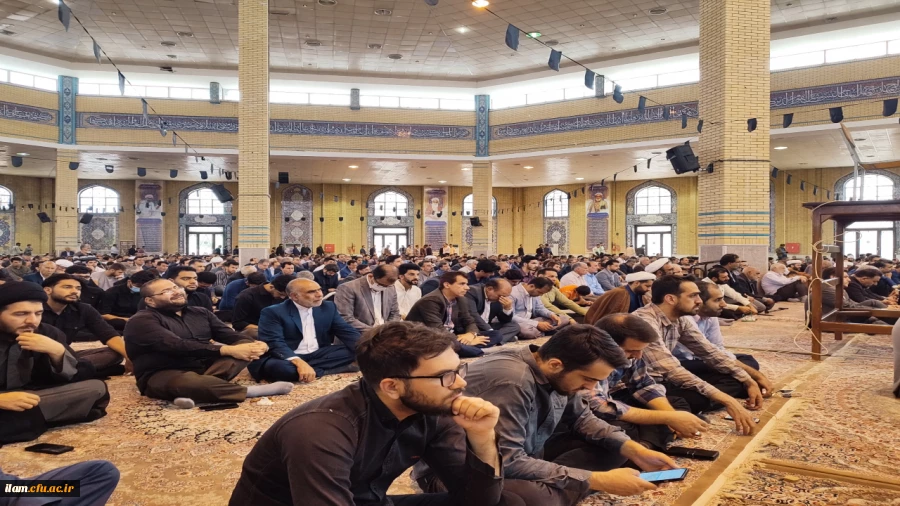 حضور اساتید، کارکنان و دانشجو معلمان دانشگاه فرهنگیان استان ایلام در مراسم مردمی شهادت ریاست جمهوری و همراهان 5