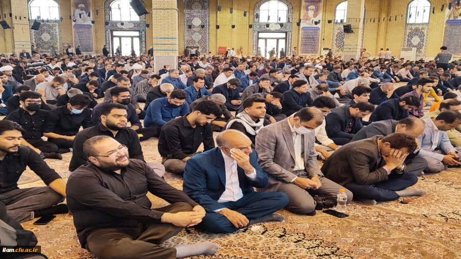 حضور اساتید، کارکنان و دانشجو معلمان دانشگاه فرهنگیان استان ایلام در مراسم مردمی شهادت ریاست جمهوری و همراهان 7