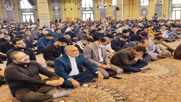 حضور اساتید، کارکنان و دانشجو معلمان دانشگاه فرهنگیان استان ایلام در مراسم مردمی شهادت ریاست جمهوری و همراهان 8