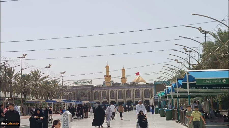 اعزام کاروان زیارتی دانشجومعلمان پردیس امام جعفر صادق(علیه السلام) دانشگاه فرهنگیان ایلام به کربلای معلی 7