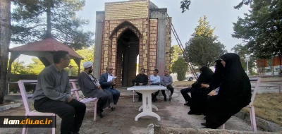 جلسه هماهنگی اربعین در محضر شهید خوشنام؛