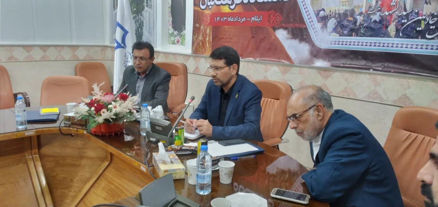 دیدار سرپرست معاونت  فرهنگی و تربیتی دانشگاه فرهنگیان با اعضای بسیج اساتید دانشگاه فرهنگیان ایلام 3