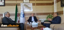دیدار سرپرست مدیریت پردیسهای استان ایلام با رئیس سازمان مدیریت و برنامه ریزی استان 2