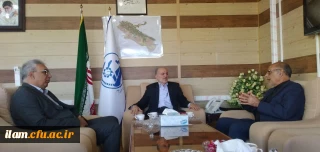 دیدار سرپرست مدیریت پردیسهای استان ایلام با رئیس سازمان مدیریت و برنامه ریزی استان