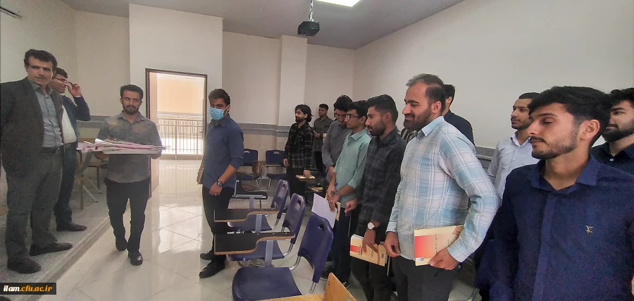 تبریک روز معلم به صورت سرزده در پردیس شهید مدرس ایلام  12