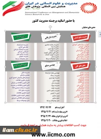 همایش بین المللی پژوهش های مدیریت و علوم انسانی در ایران
